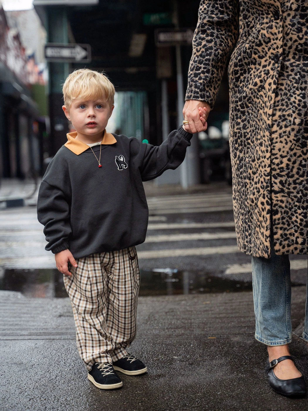 Bluza - Panther Patch Collar