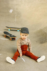 Legginsy Granny Teddy - Cinnamon Checked - L’enfant