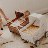 Rattanowy wózek strolley - Natural - L’enfant