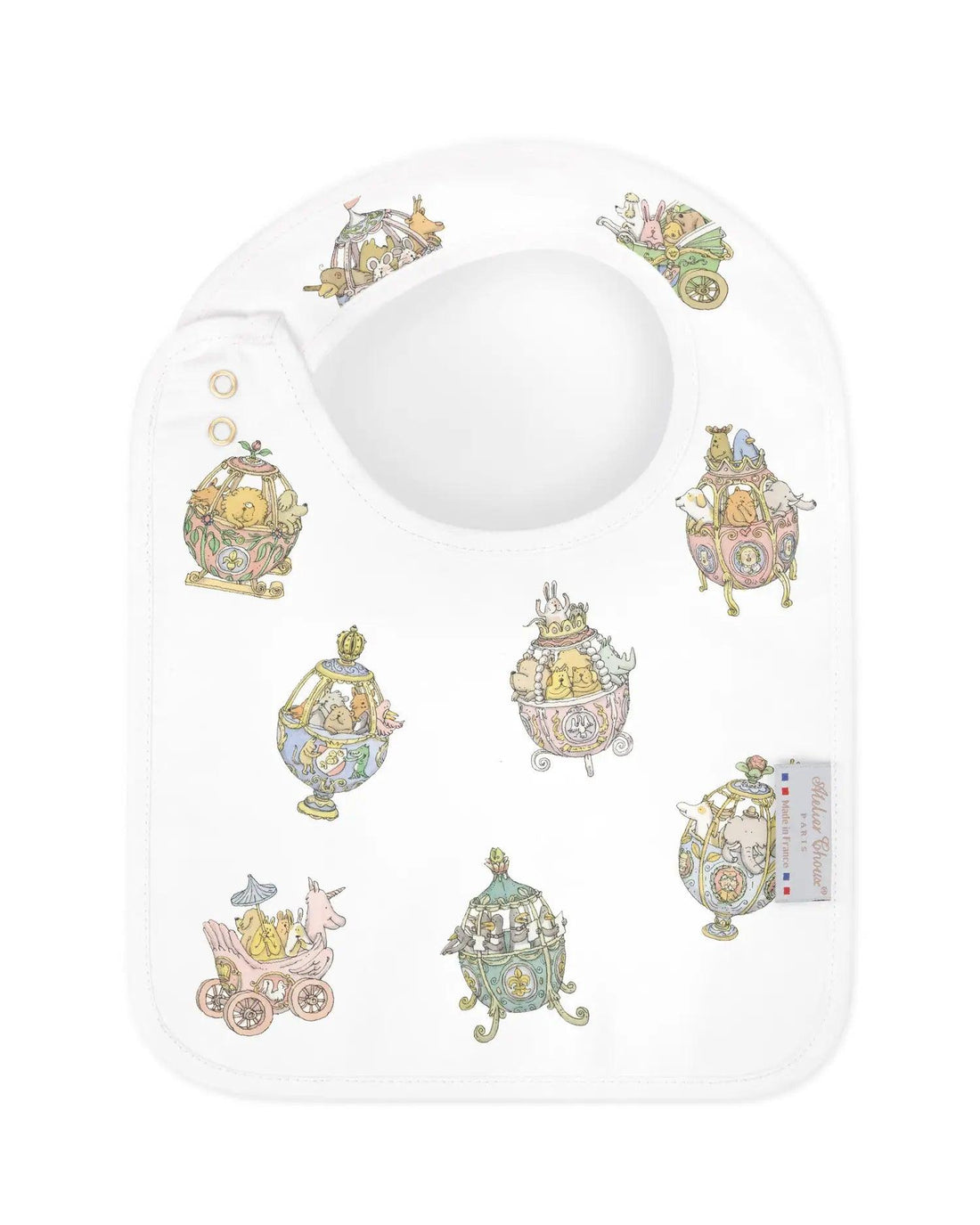 Śliniak Satin bib - Ferris Wheel - L’enfant