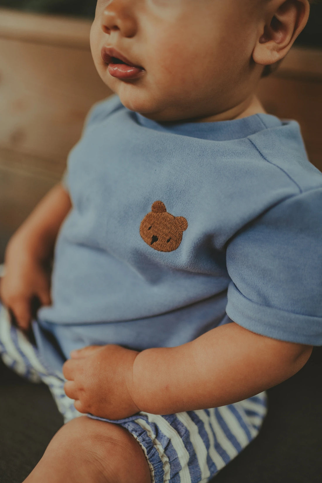 T-shirt Jarne - Bear Foggy Blue