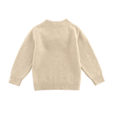 Sweter Denn Wełna Merino - Bear Biscotti Melange - L’enfant