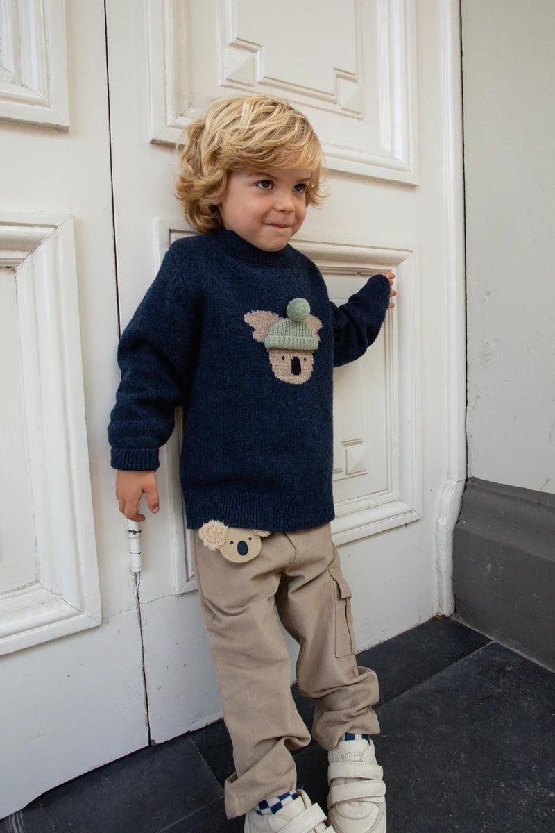Sweter Denn Wełna Merino - Koala - L’enfant