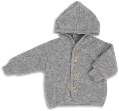 Kurtka z wełny merino grey