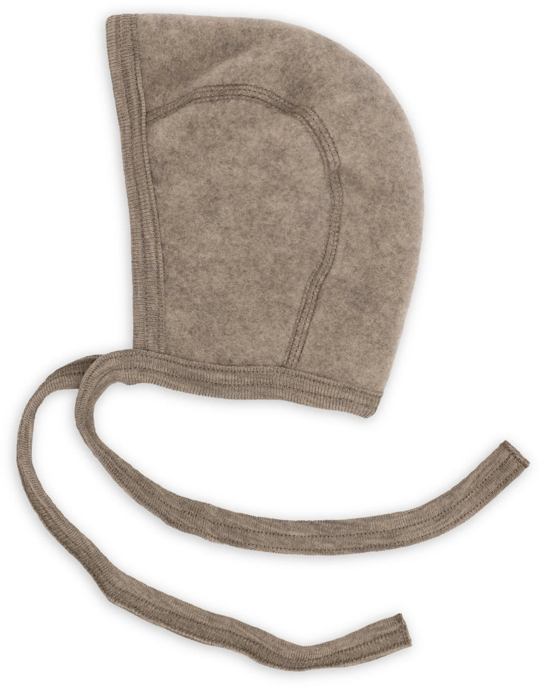 Bonetka z wełny merino - walnut