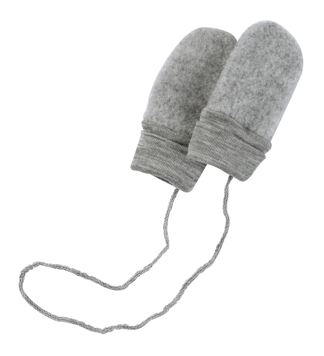 Rękawiczki z wełny merino dla niemowląt - Grey