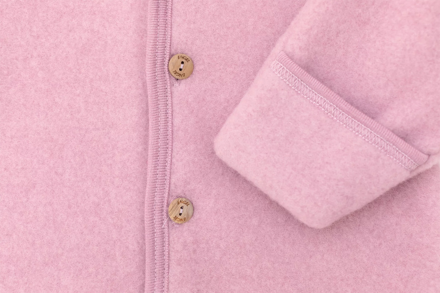 Kombinezon z wełny merino rose