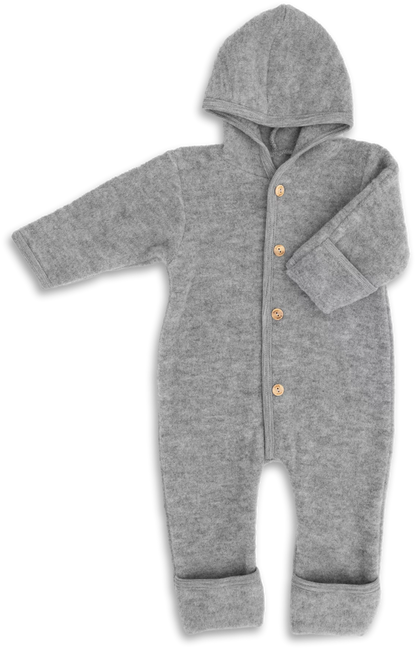 Kombinezon z wełny merino grey