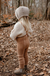 Rajstopy Teddy Warms - Light Brown - L’enfant