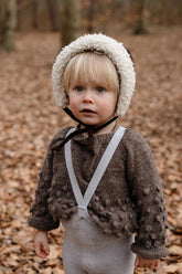 Rajstopy Teddy Warms - Pearl Grey - L’enfant