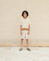 Polo Thomas Natural Stripe - L’enfant