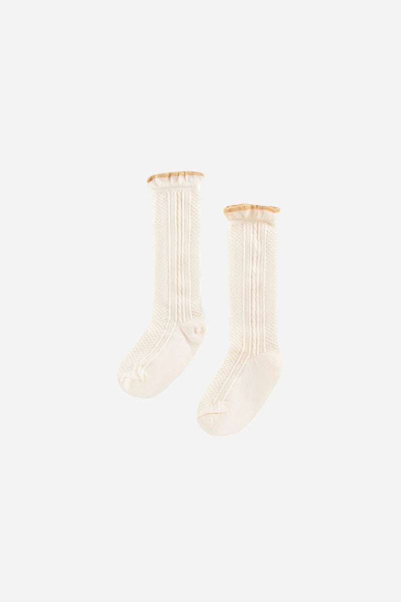 Skarpety Chatma - Cream Lurex