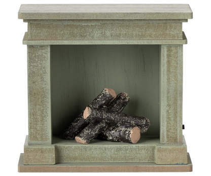 Kominek - Fireplace, Miniature - Dusty green