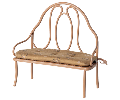 Ławka Vintage bench, Mini - Dark powder