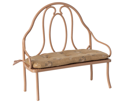 Ławka Vintage bench, Mini - Dark powder