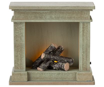Kominek - Fireplace, Miniature - Dusty green