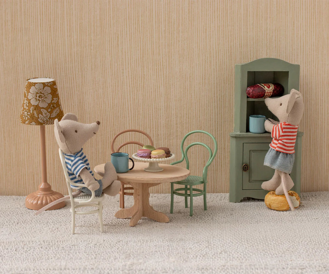 Stół jadalniany - Oval dining table, Mouse - Nature