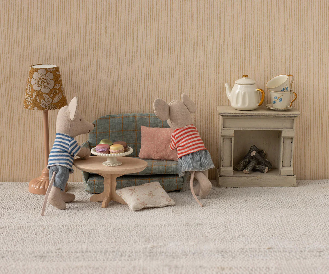 Stolik kawowy - Oval coffee table, Mouse - Nature