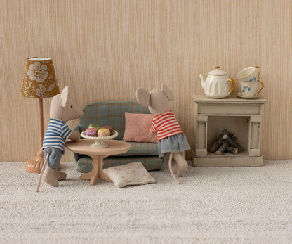 Stolik kawowy - Oval coffee table, Mouse - Nature