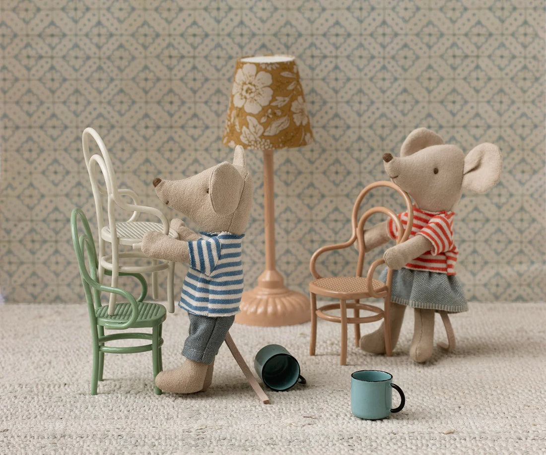 Krzesełko Vintage chair, Mouse - Dark powder