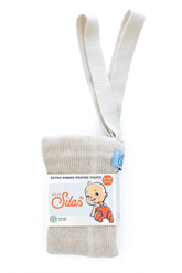 Rajstopy z bawełny organicznej z szelkami - Cream Blend - L’enfant