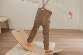 Legginsy z bawełny organicznej Roomy - Peanut Blend - L’enfant
