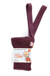 Rajstopy z bawełny organicznej z szelkami - Fig Blend - L’enfant