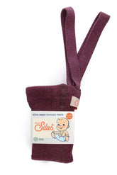Legginsy z bawełny organicznej z szelkami - Fig Blend - L’enfant