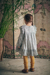 Sukienka Lara - Cream Retro Pansy - L’enfant
