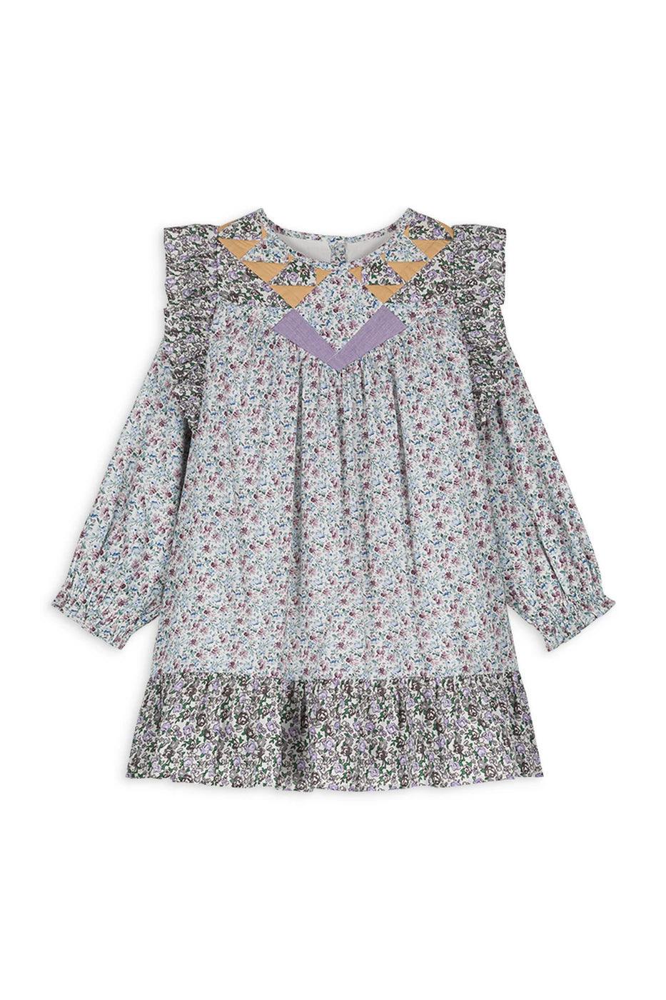 Sukienka Lara - Cream Retro Pansy - L’enfant