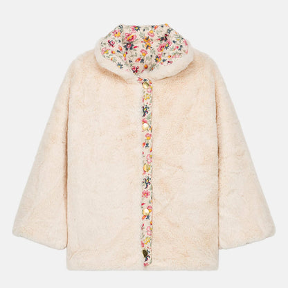 Kurtka dwustronna Dalila - Cream Wild Flowers