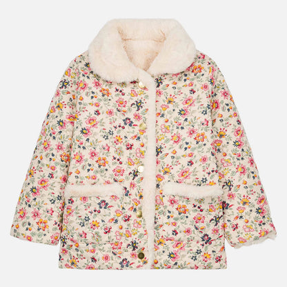 Kurtka dwustronna Dalila - Cream Wild Flowers