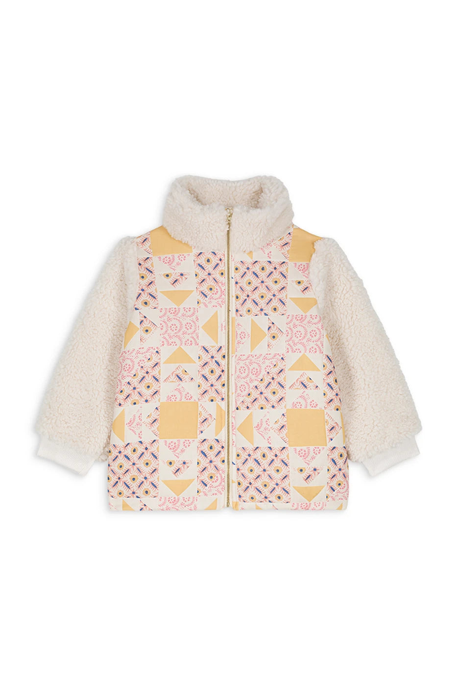 Kurtka Rosa - Cream Patchwork