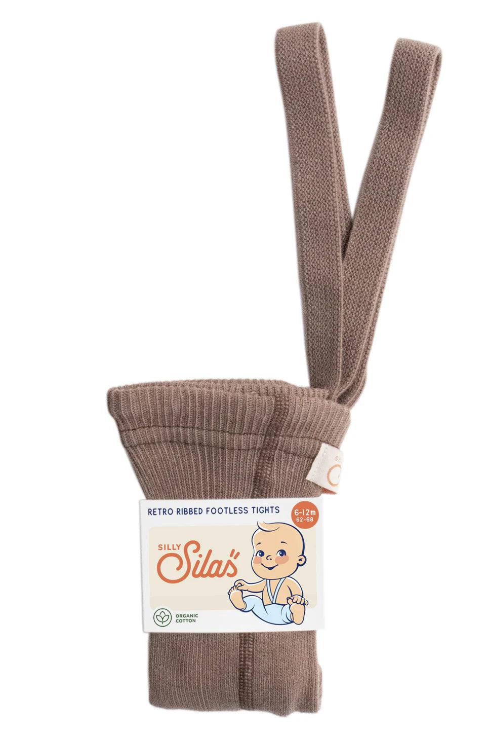 Legginsy z bawełny organicznej z szelkami - Granola - L’enfant