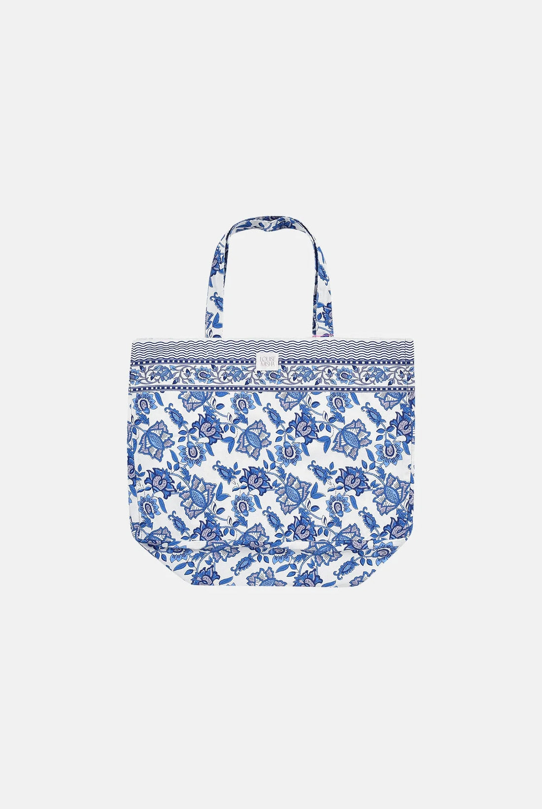 Torba Tote Beverly - Blue Lobelia Garden