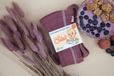 Legginsy z bawełny organicznej z szelkami - Acai Smoothie - L’enfant
