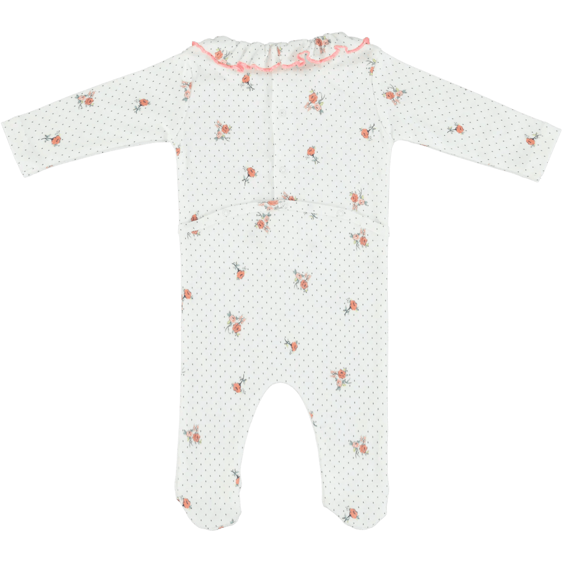 Pajacyk dla noworodka Ida Vintage Floral - L’enfant