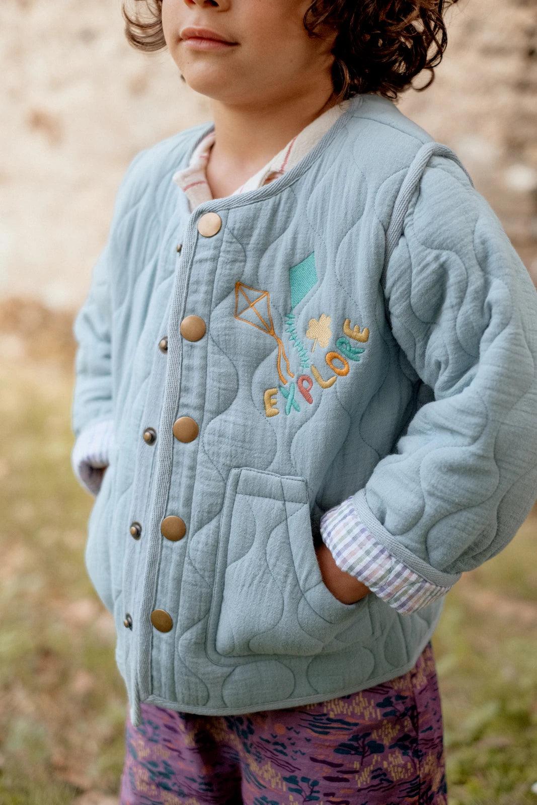Kurtka Bezia - Stone Blue - L’enfant