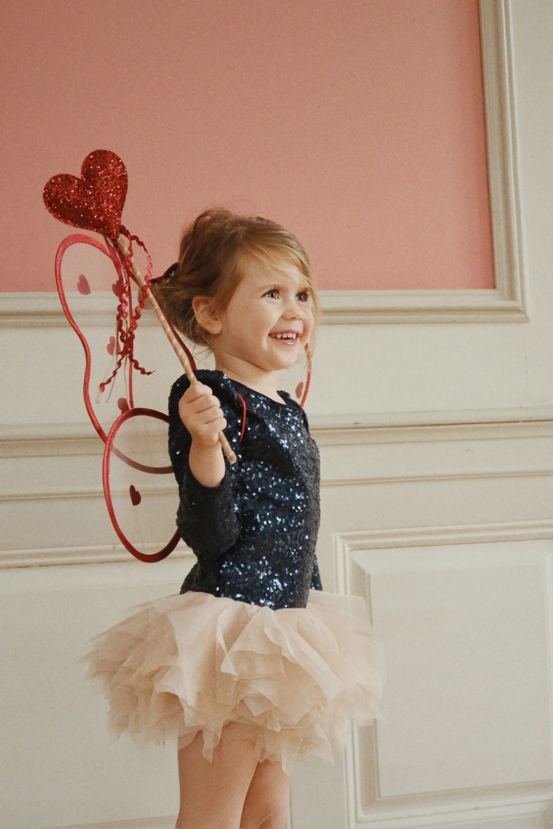 Sukienka Ballerina glitter - dark navy