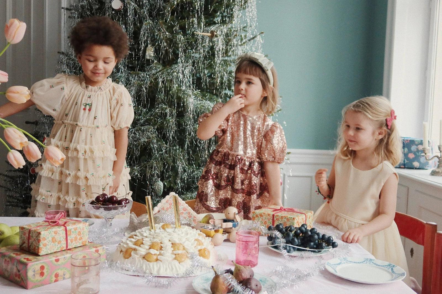 Sukienka Starla Bow Wow - Gold Blush - L’enfant
