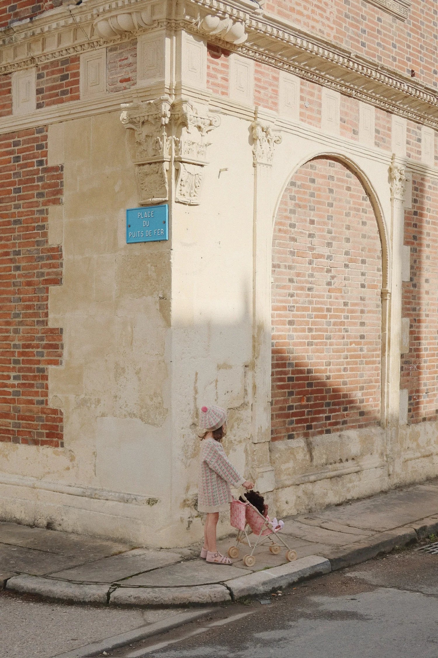 Wózek spacerówka dla lalek - Lacy Pink