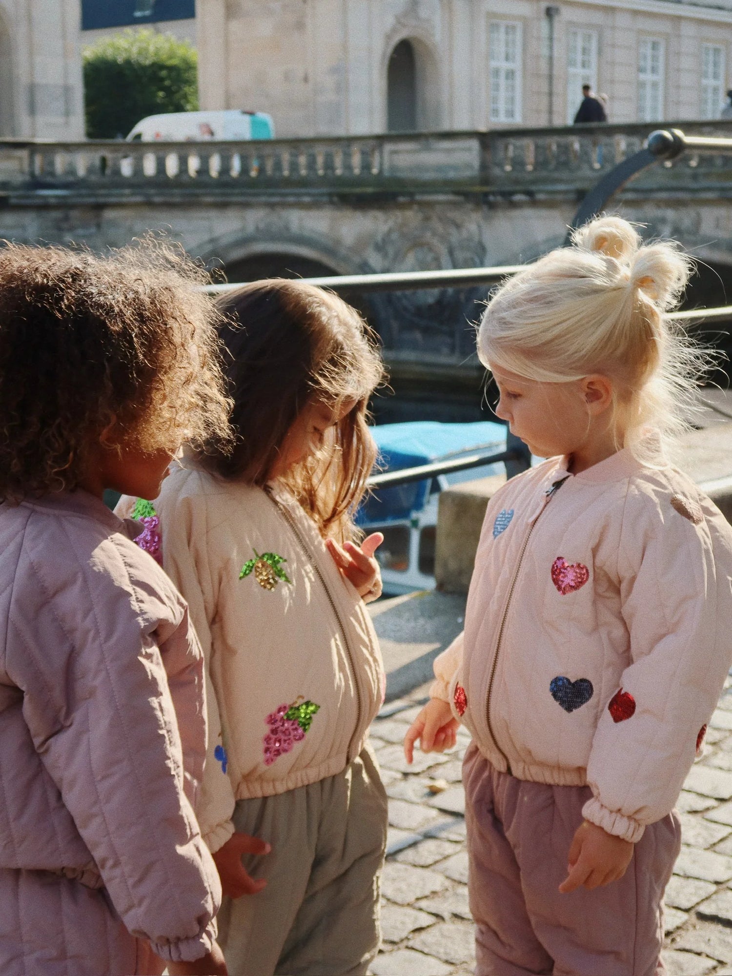 Kurtka bomberka Juno - Cameo rose