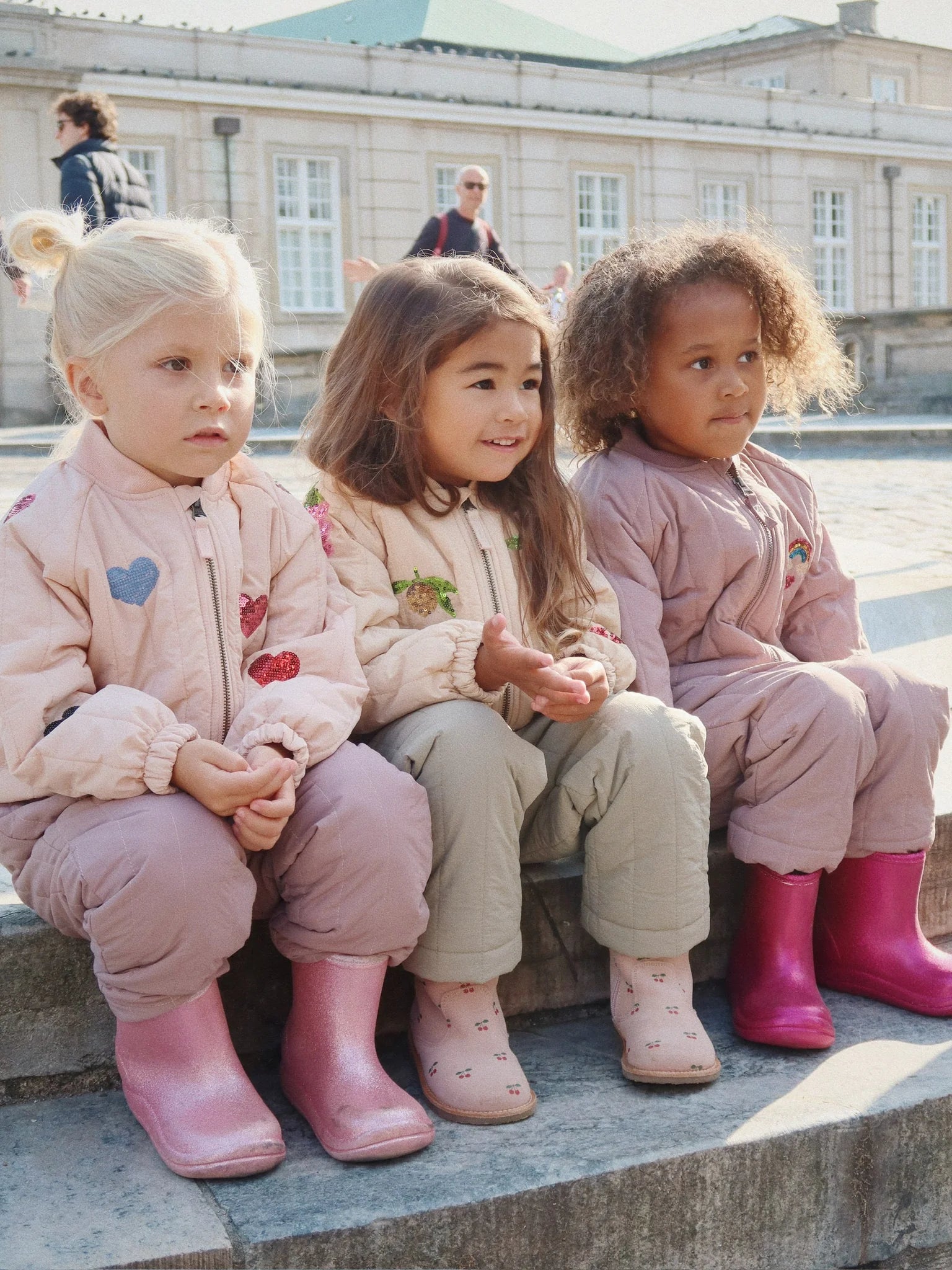 Kurtka bomberka Juno - Cameo rose