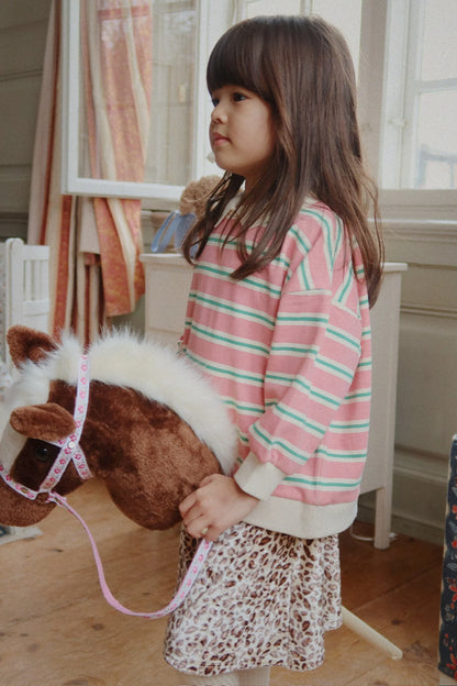 Bluza Spotty Polo - blush bound stripe