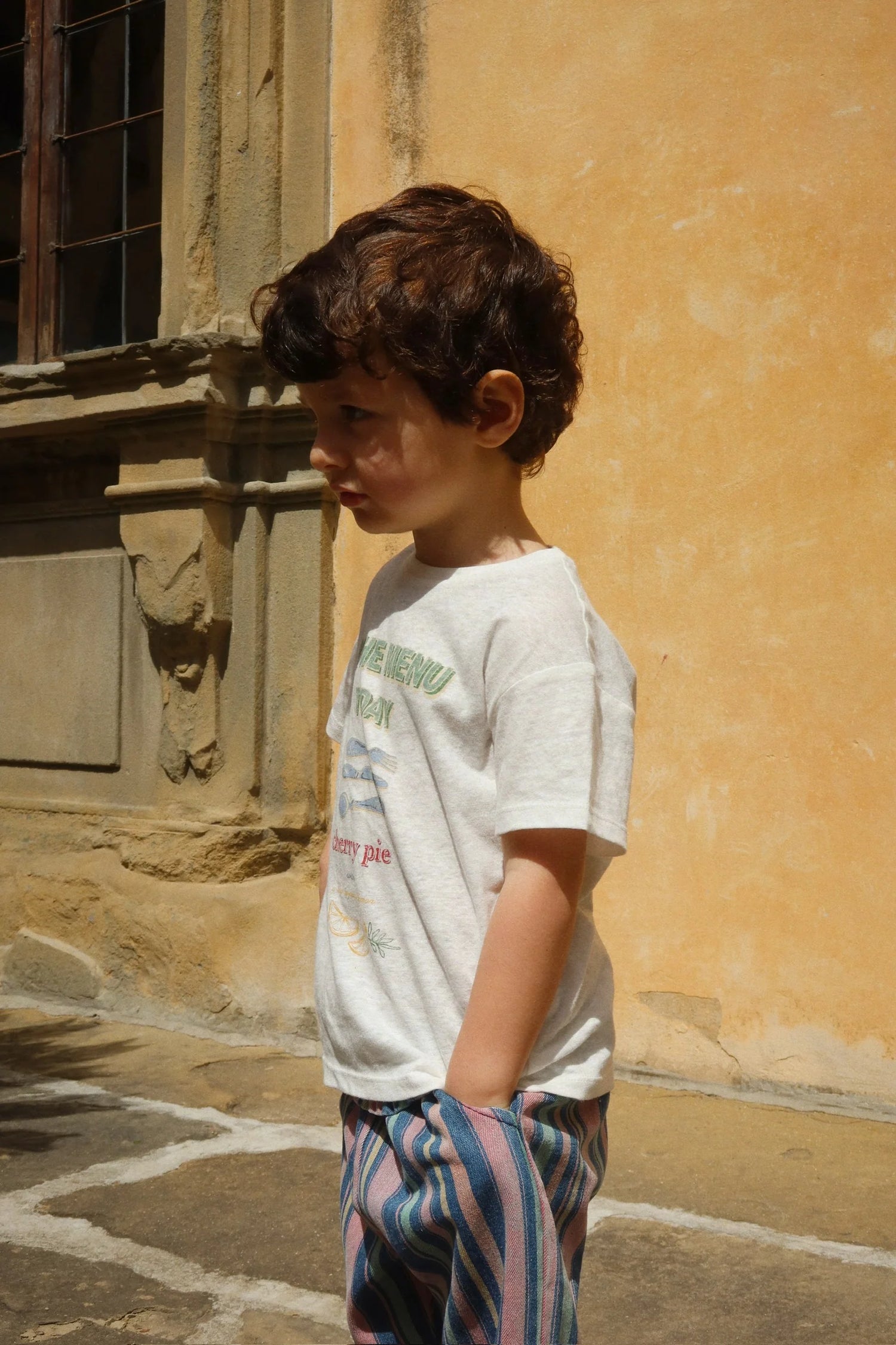 T-shirt Era Off white/On The Menu