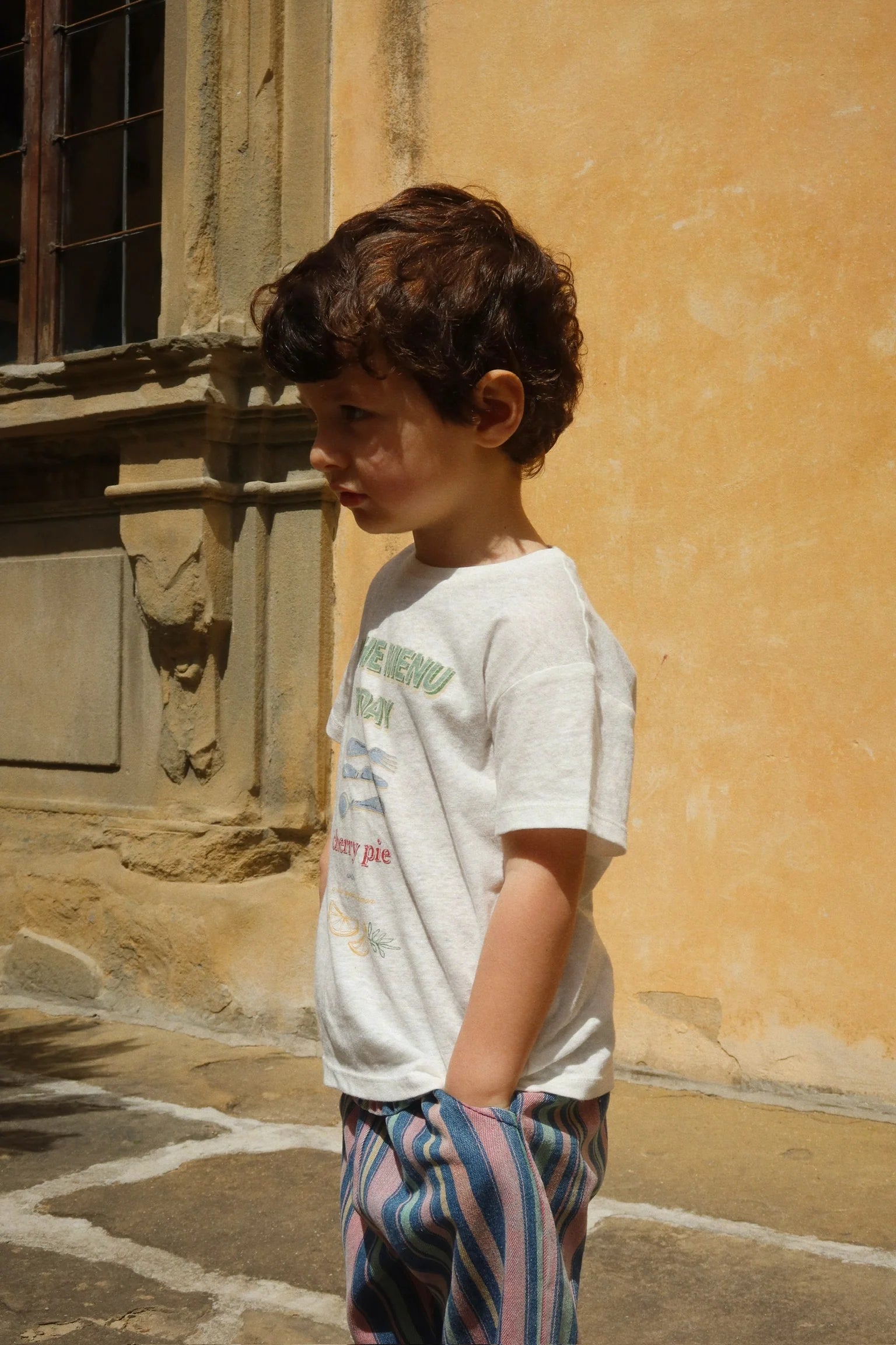 T-shirt Era Off white/On The Menu