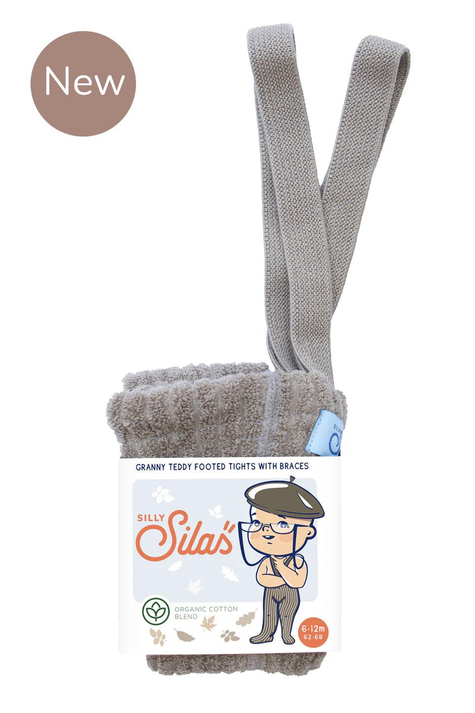 Rajstopy Granny Teddy - Oyster Grey - L’enfant