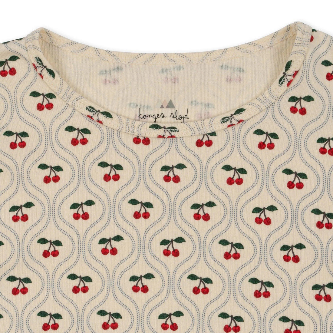 Zestaw lin frill - Cherry Motif - L’enfant