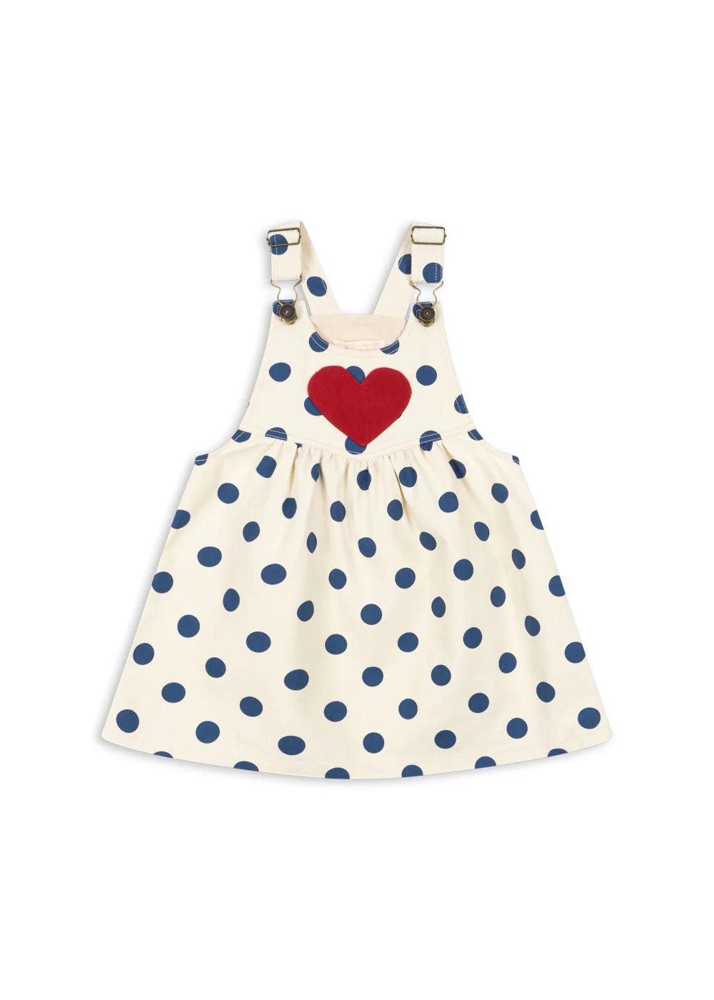 Sukienka Nola Spencer GOTS - Blue Dot - L’enfant