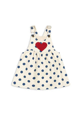 Sukienka Nola Spencer GOTS - Blue Dot - L’enfant